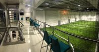 Zona de espectadores Cancha Sintética Fútbol 5 Santa Ana